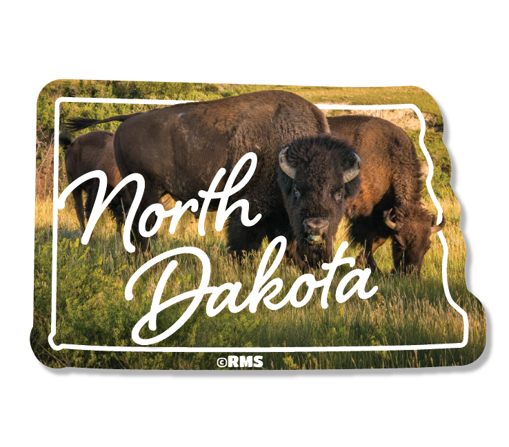 State Animal ND Sticker