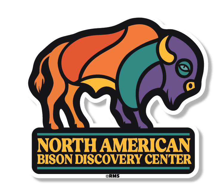 Organic Bison Sticker