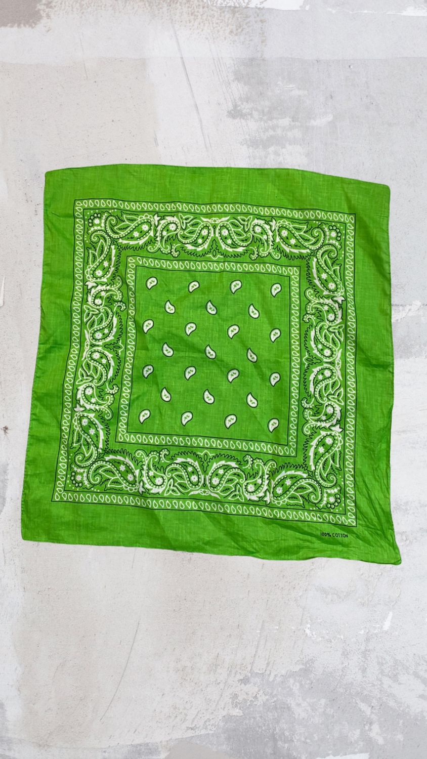 Bandana lime green