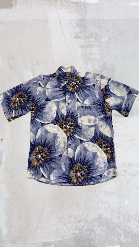 Camisa Blue Flower