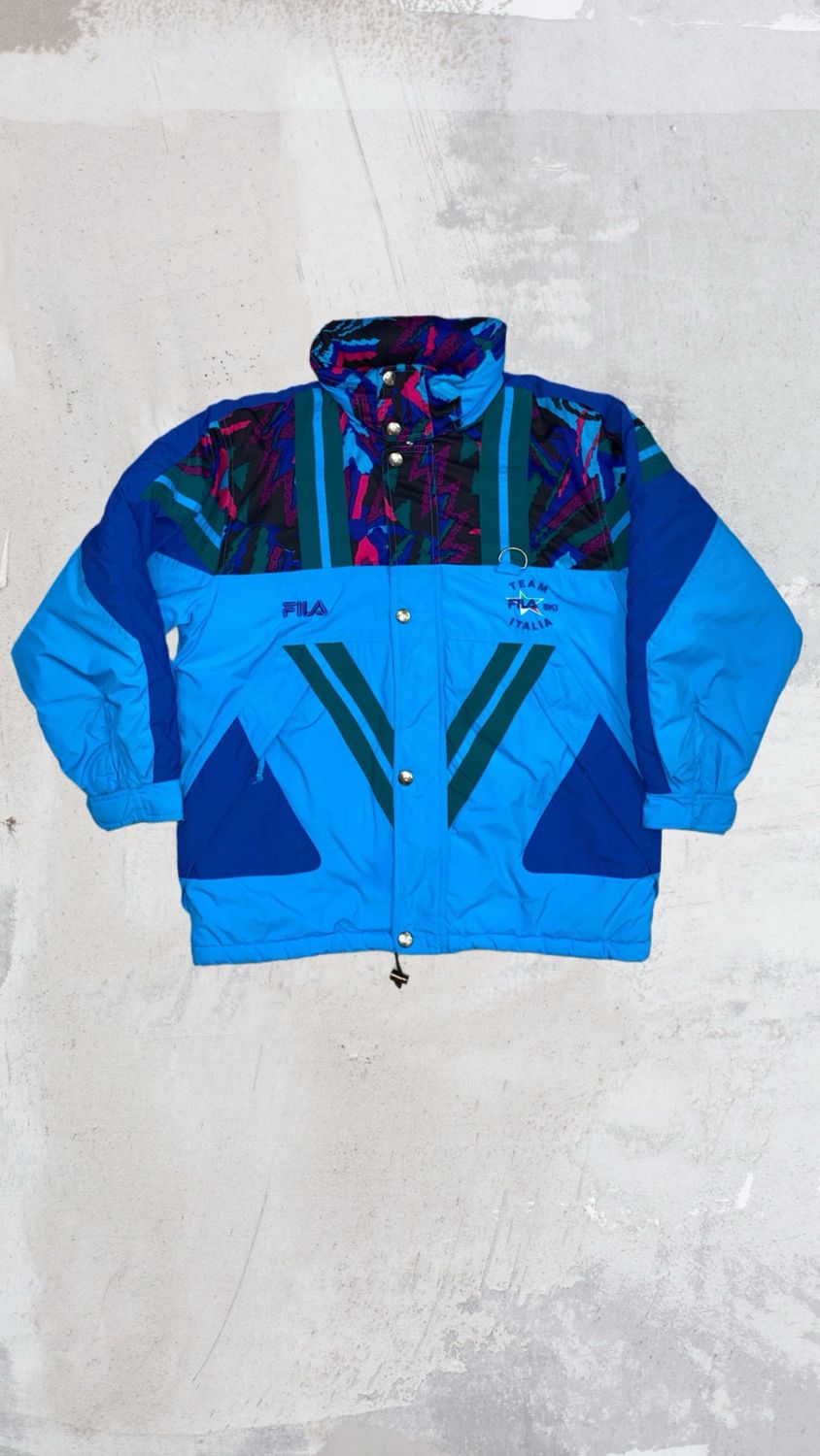 Abrigo Fila Italia Ski Team 90s Abrigo Fila Italia Ski Team 90s