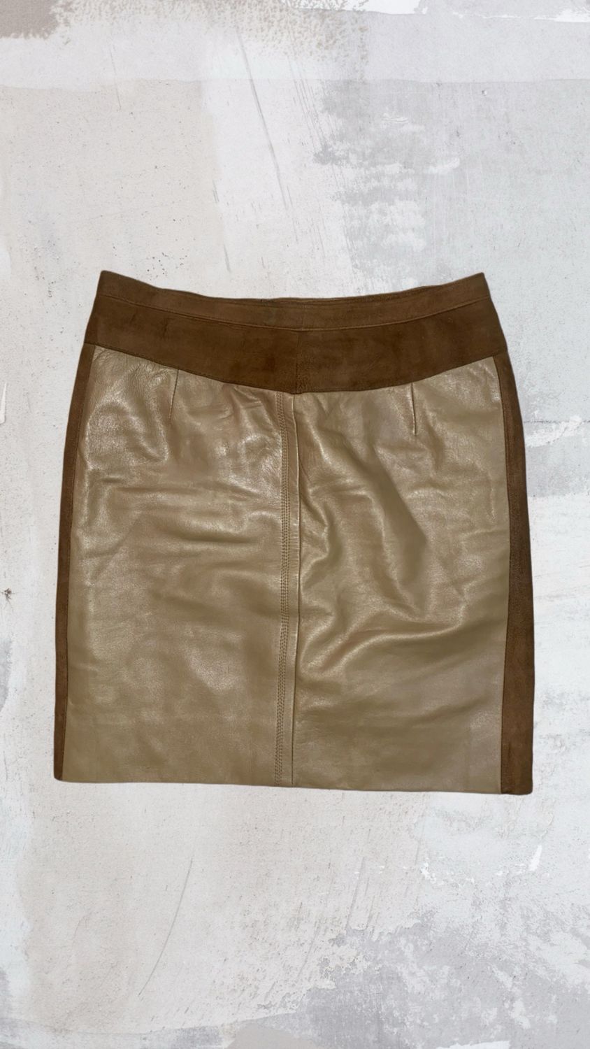 Falda Vintage Piel 80s