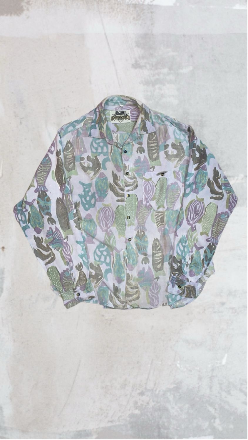 Camisa Vintage Southwest Castle Camisa Vintage Southwest Castle