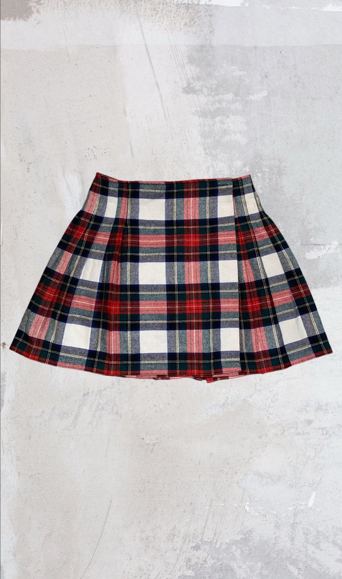 Falda Vintage Cuadros Falda Vintage Cuadros