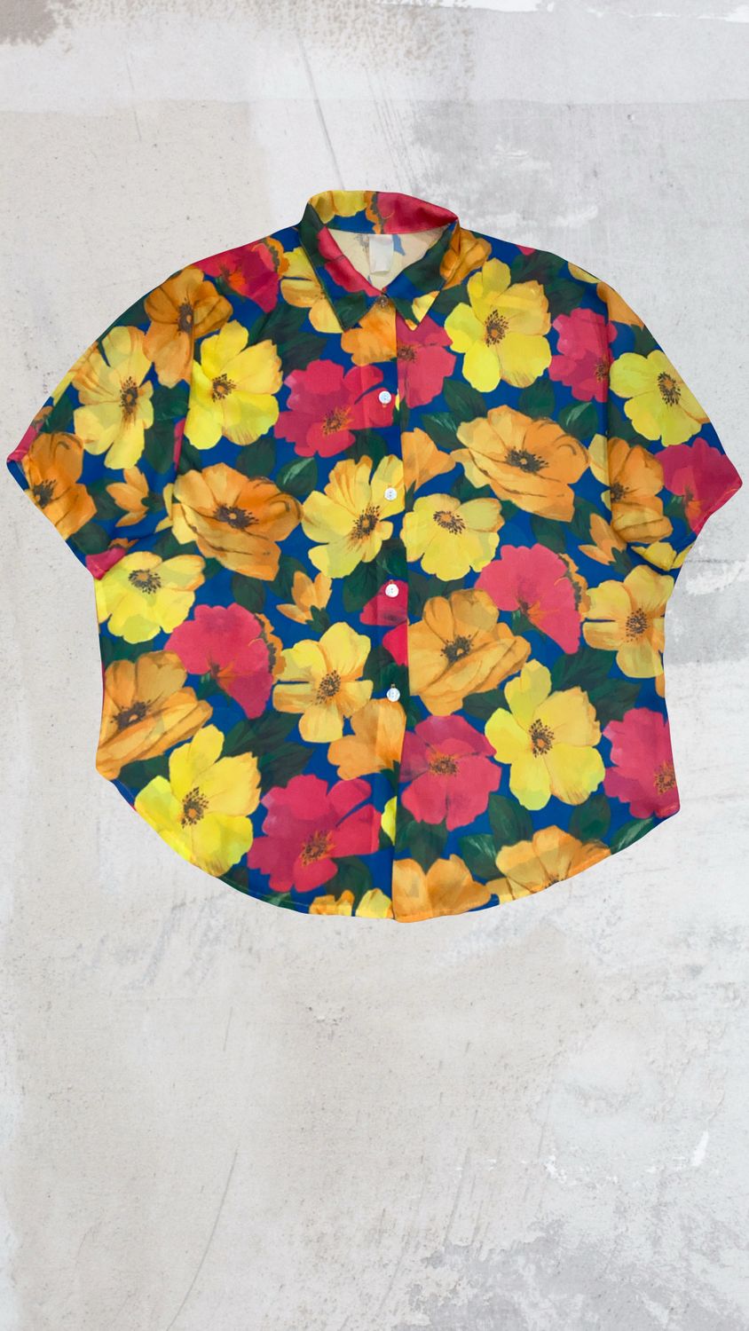 Camisa Flower Power Camisa Flower Power