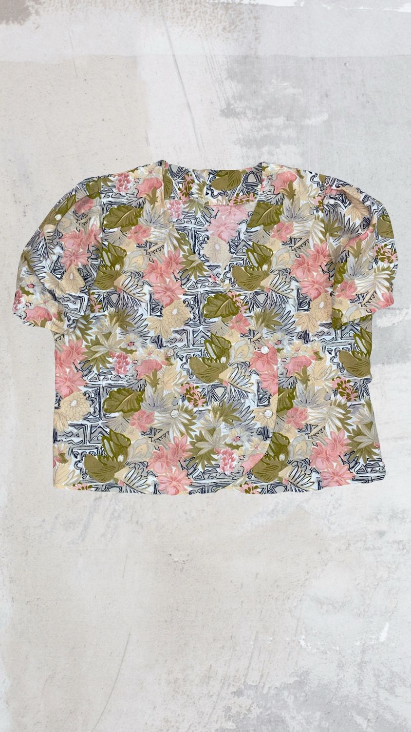 Camisa Vintage Pinkflower Camisa Vintage Pinkflower
