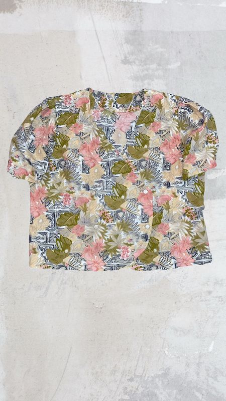 Camisa Vintage Pinkflower