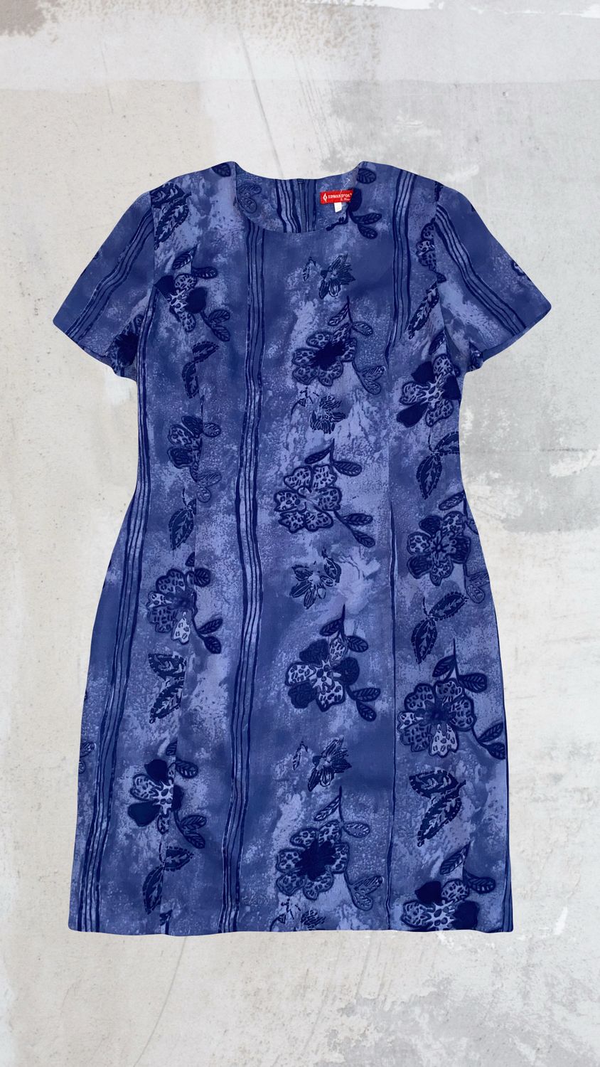 Vestido Vintage Blue