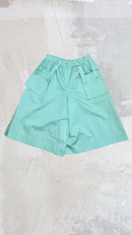 Falda Pantalón Vintage Menta