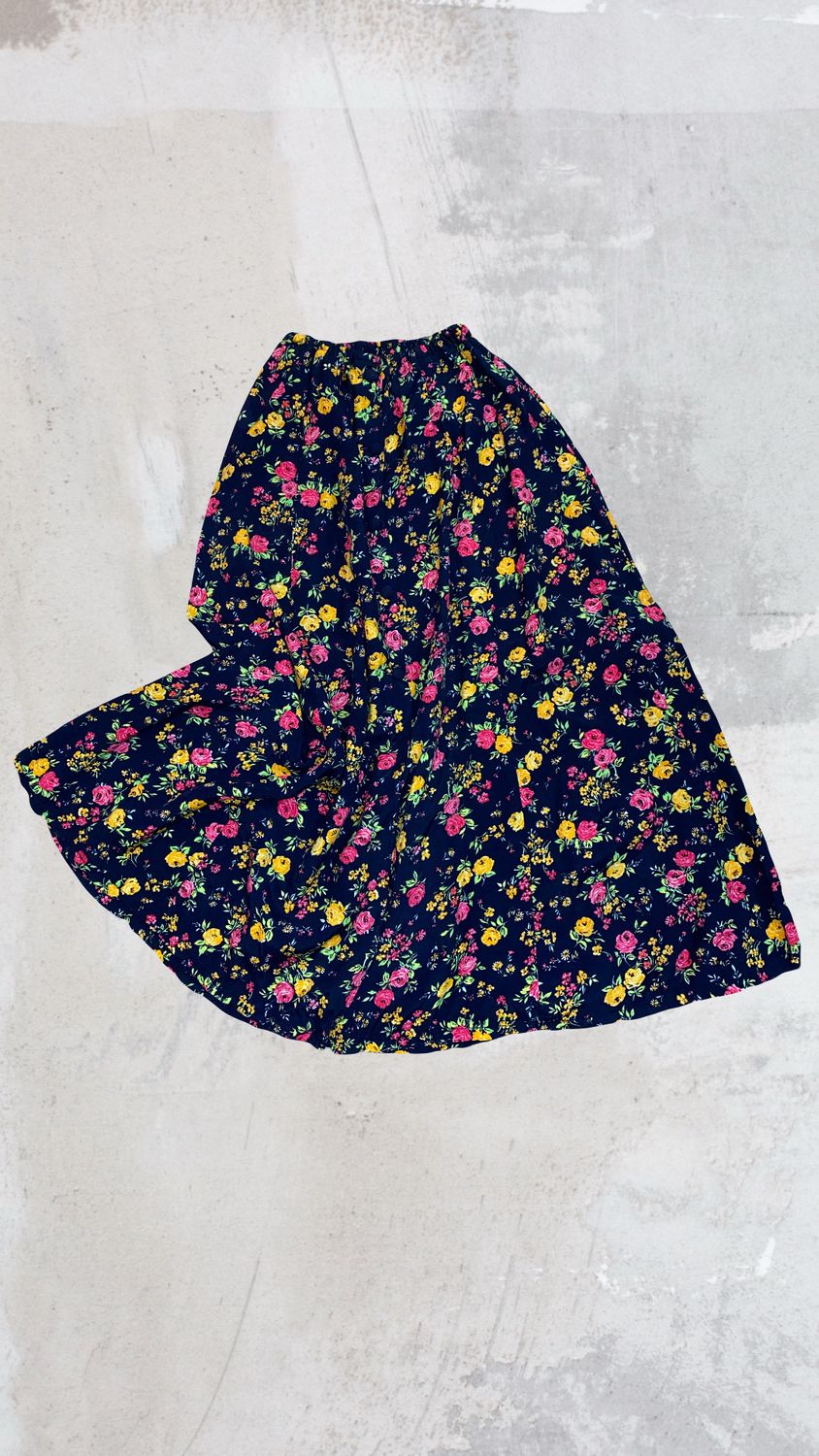 Falda Vintage Flores Falda Vintage Flores