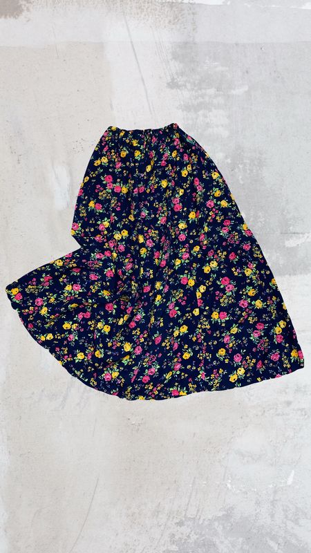 Falda Vintage Flores