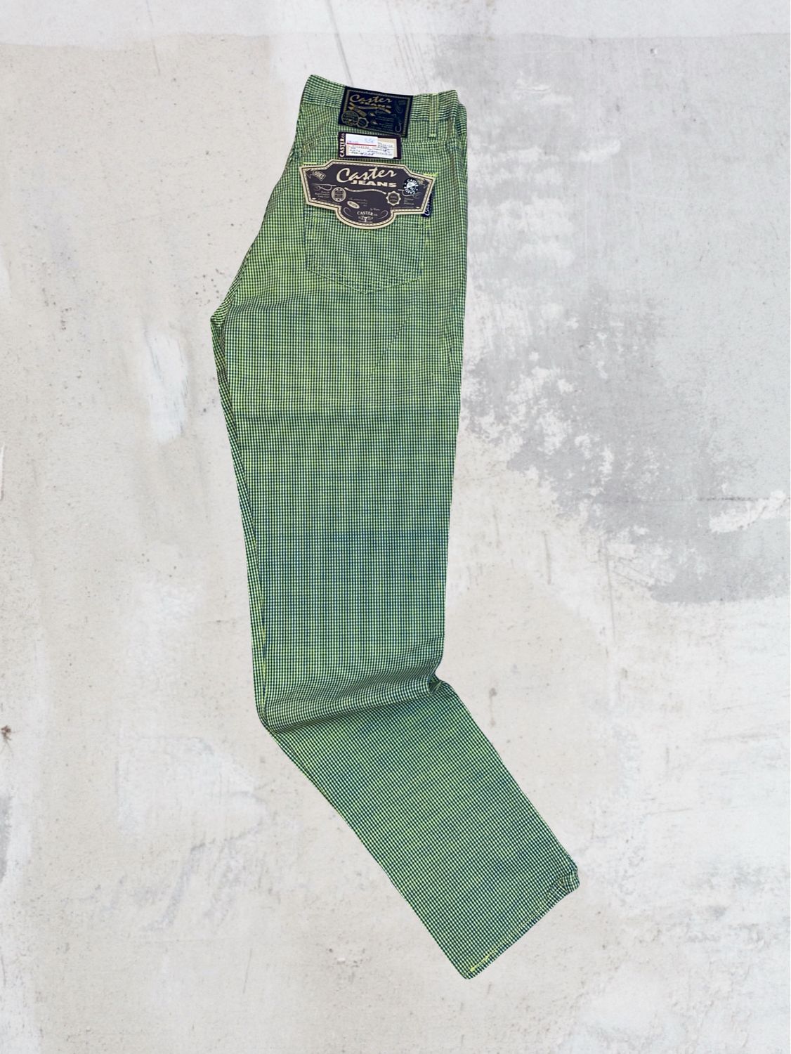 Pantalón Vintage Caster Verde Deadstock Pantalón Vintage Caster Verde Deadstock