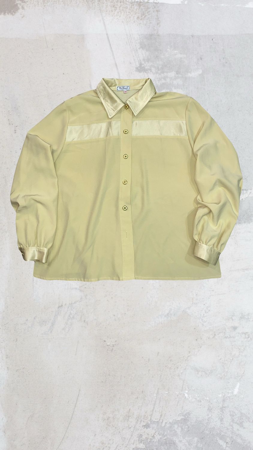 Camisa Vintage Satén Camisa Vintage Satén