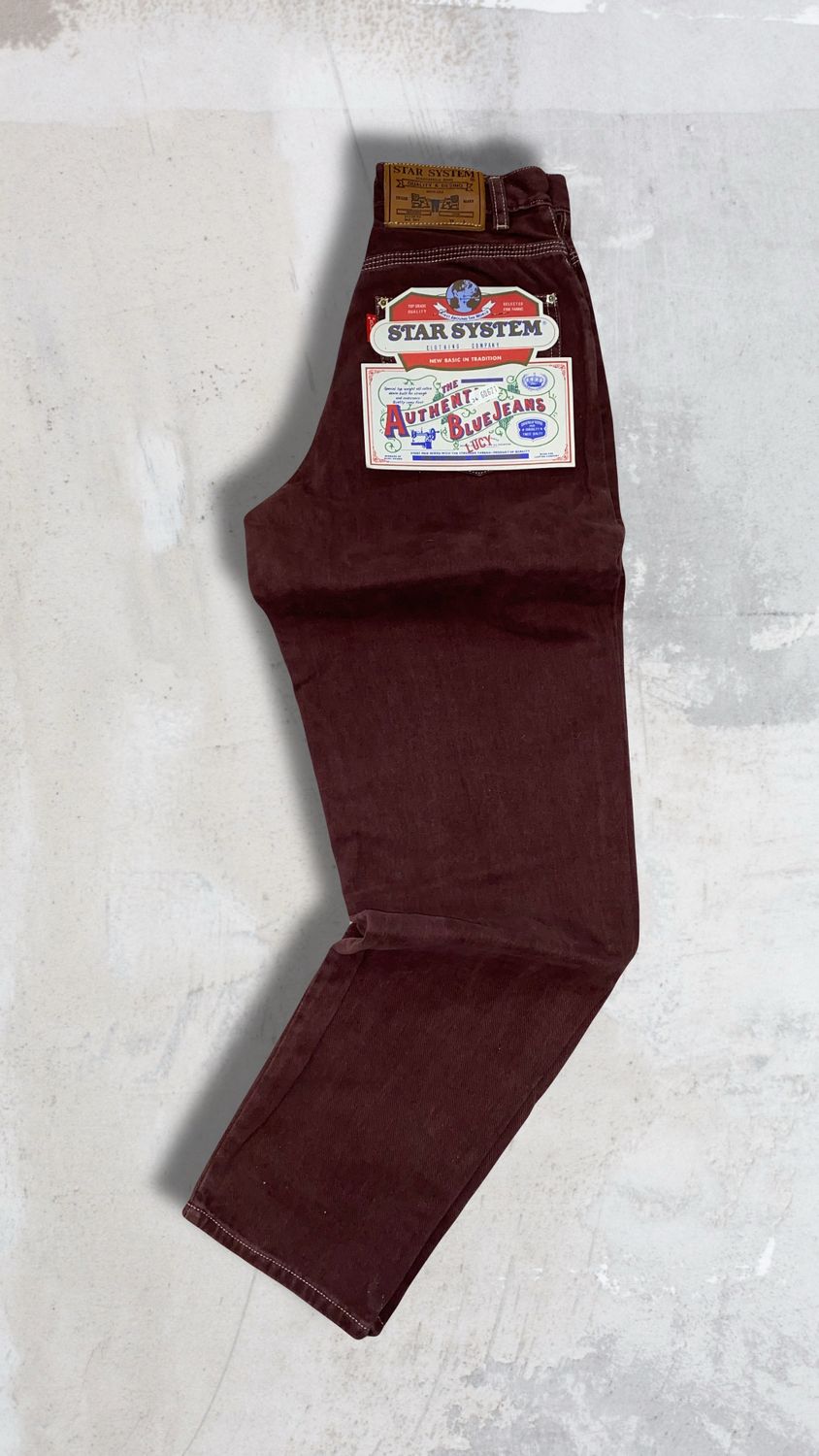 Pantalón Star System Marrón Vintage DS Pantalón Star System Marrón Vintage DS