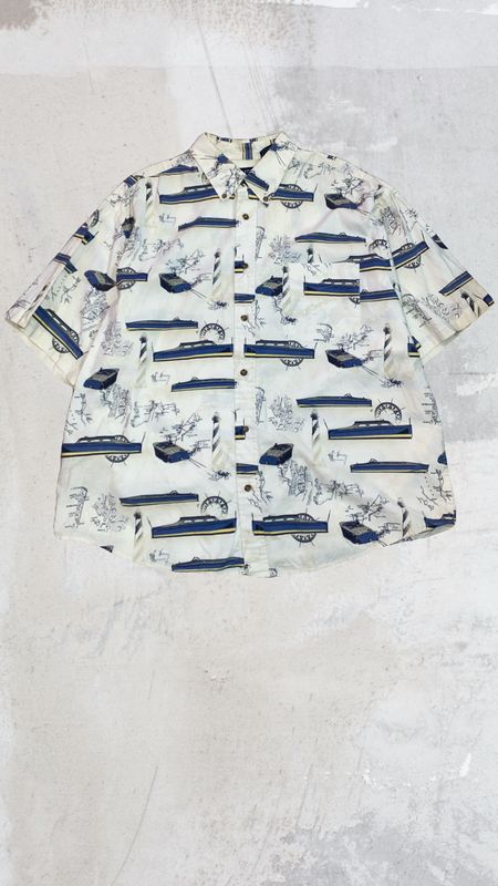 Camisa Vintage Puritan Boats