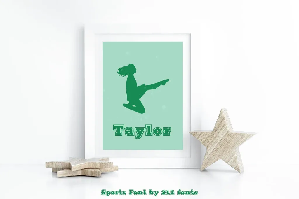 Sports Display & Dingbat Font (OTF) - by 212fonts