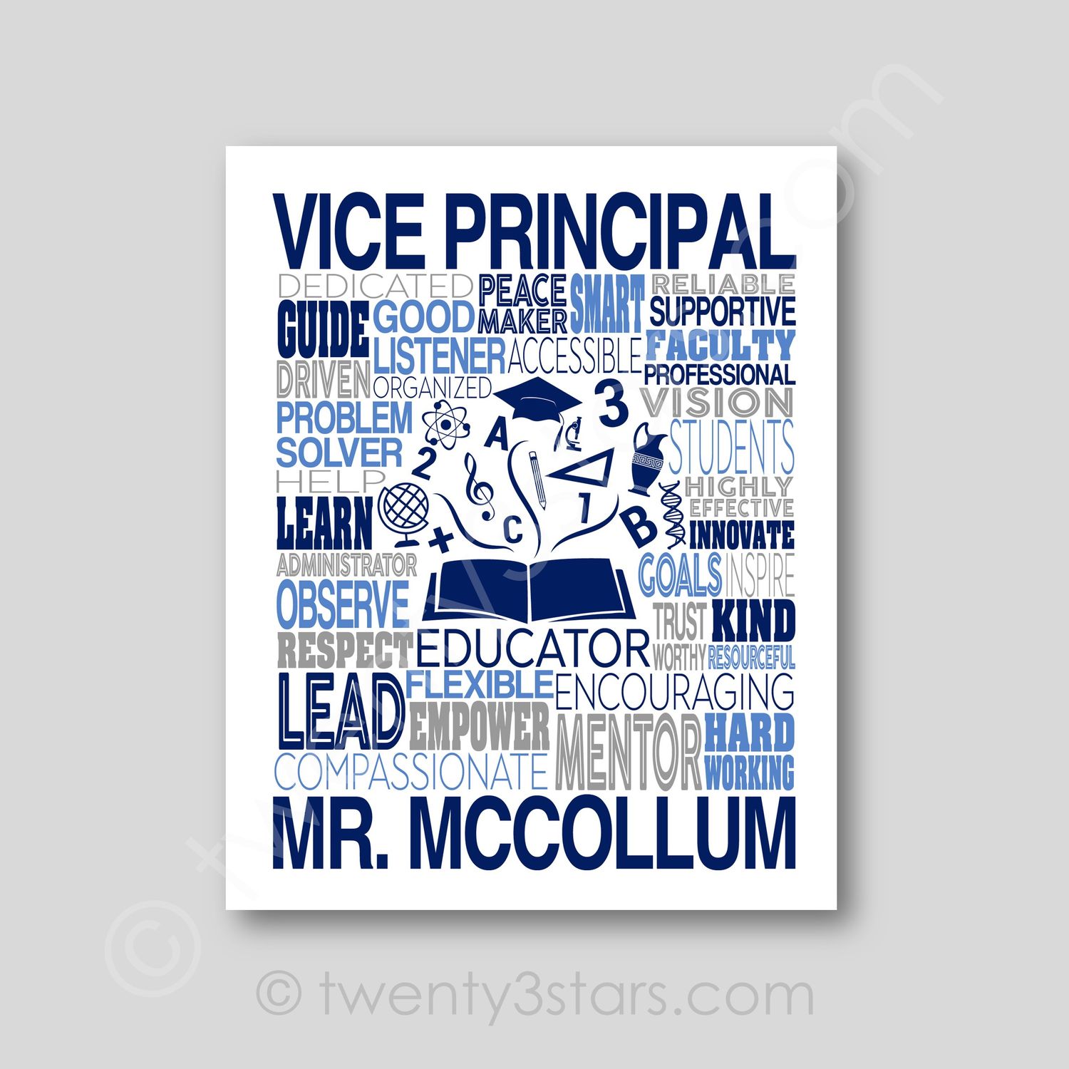 Vice Principal Wall Art