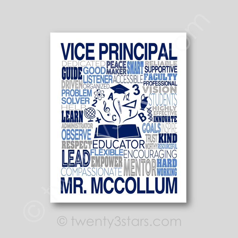 Vice Principal Wall Art
