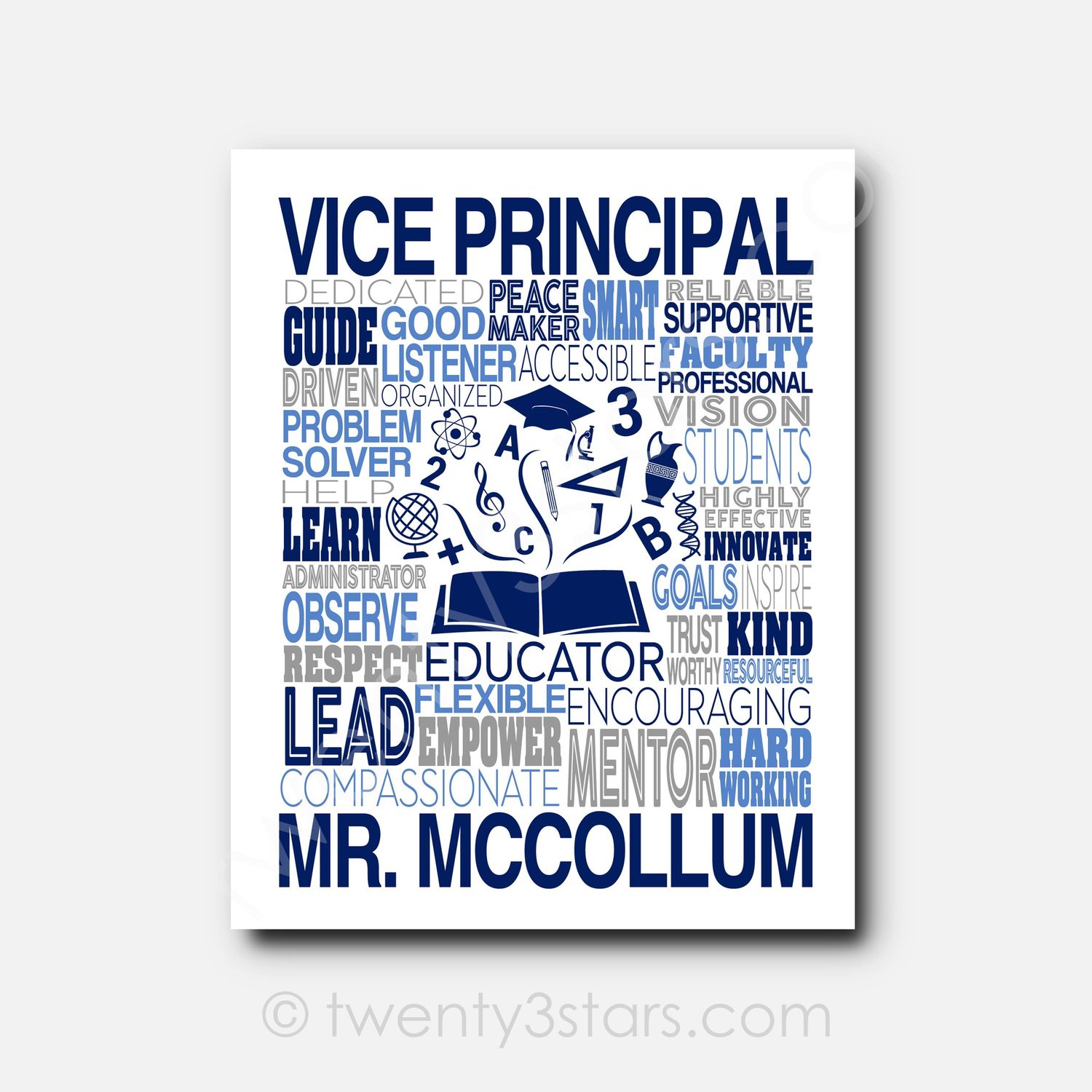Vice Principal Wall Art