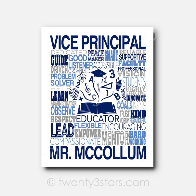 Vice Principal Wall Art