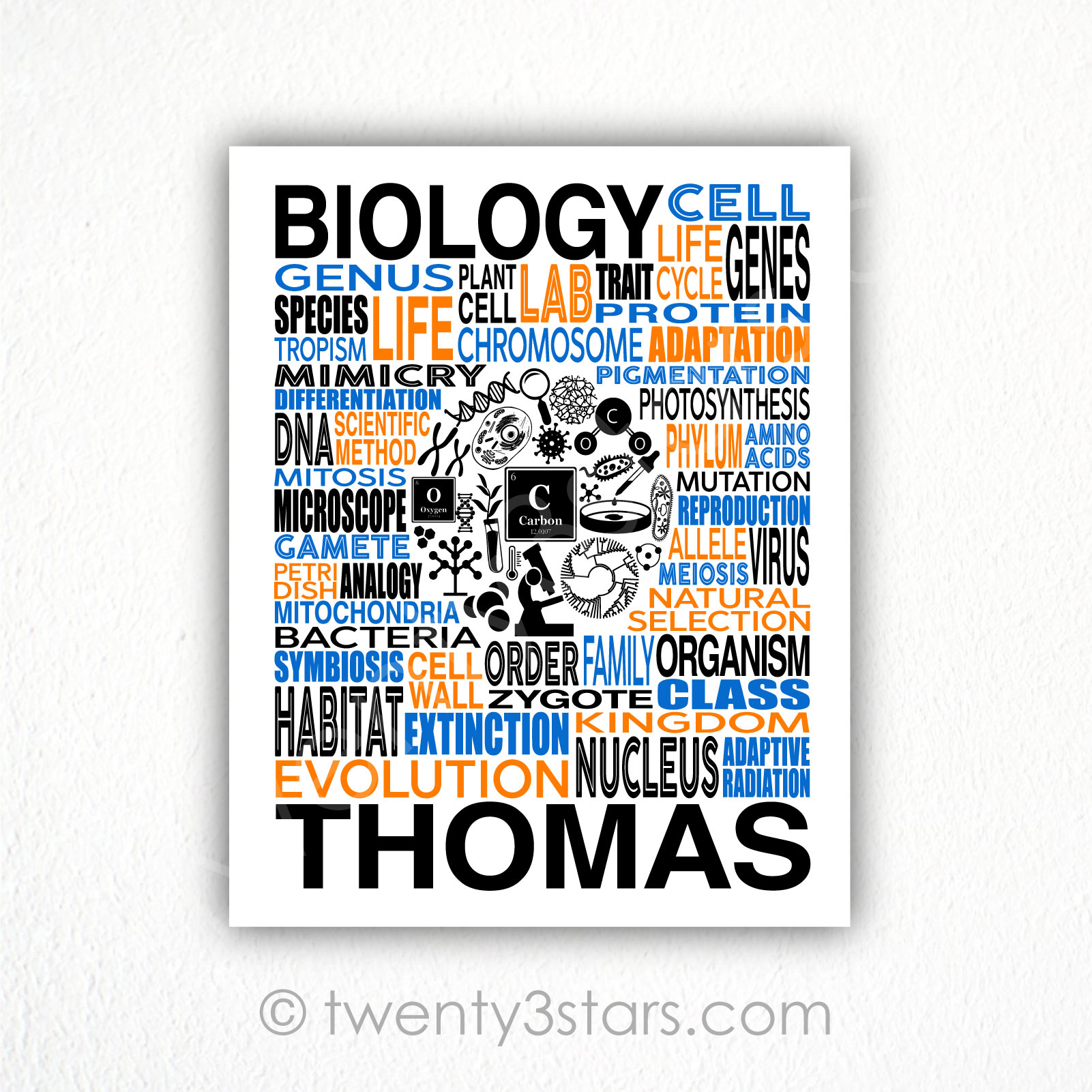 Biology Teacher Wall Art