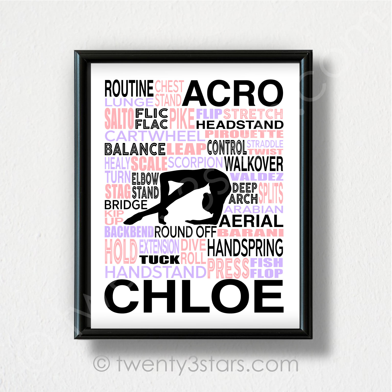 Acro Solo Wall Art
