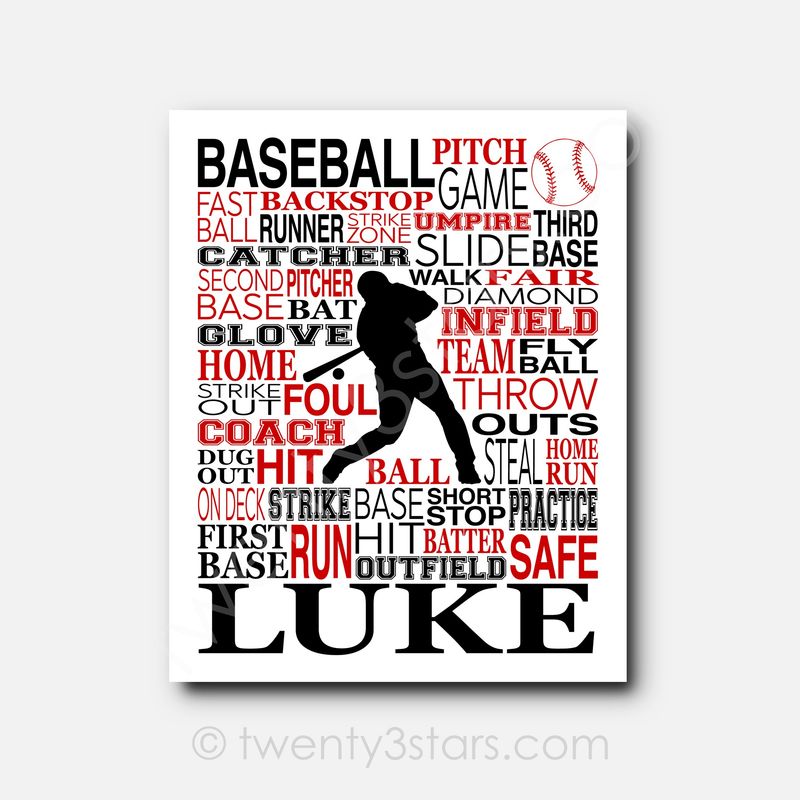 Baseball Hitter Wall Art