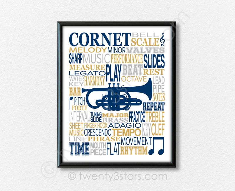 Cornet Typography Wall Art