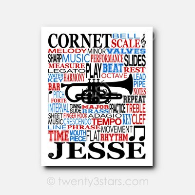Cornet Typography Wall Art Cornet Typography Wall Art