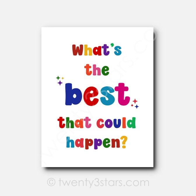 Best That Could Happen Wall Art Best That Could Happen Wall Art