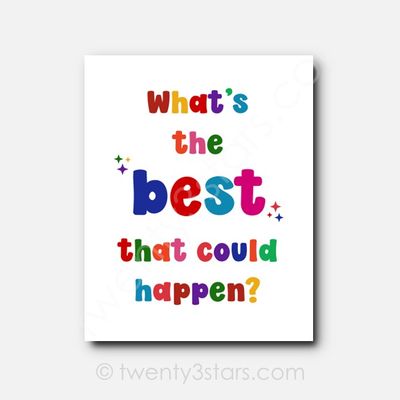 Best That Could Happen Wall Art Best That Could Happen Wall Art
