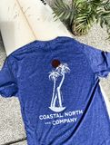 Surf Tropics Tee, Colour: Blue, Size: S