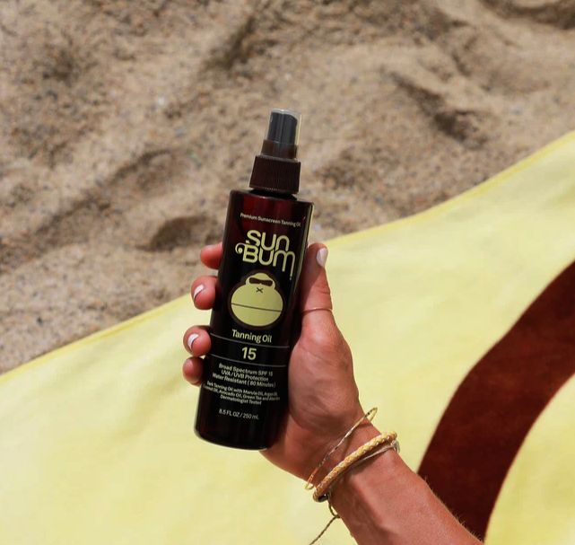 SPF 15 Sunscreen Tanning Oil