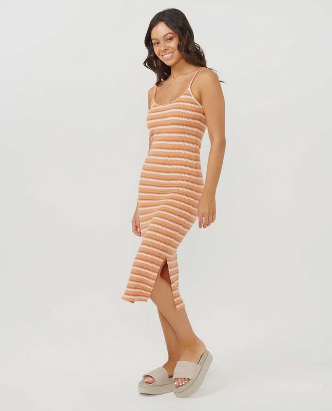 Bobbi Stripe Midi Dress