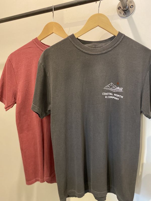 Coastal North Classic Tee- Pepper