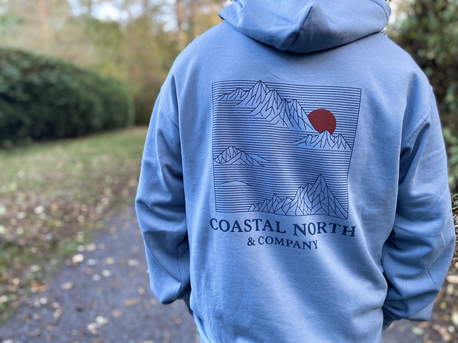 Mountain Geo Relaxed Men&#39;s Hoodie