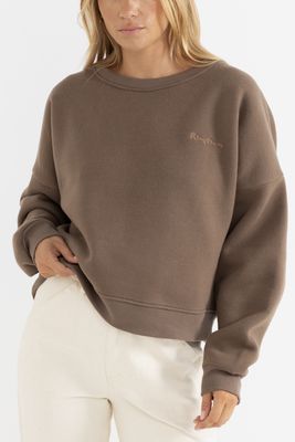 Rhythm Slouchy Crew Neck Fleece
