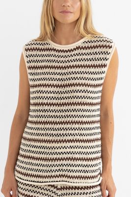 Tami Tripe Longline Knit Tank