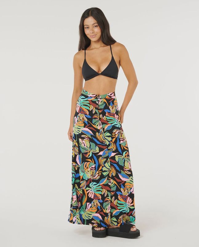 Sunset Luau Maxi Skirt
