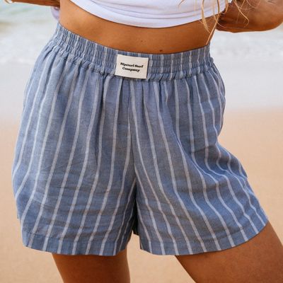 Beach Days Pinstripe Short