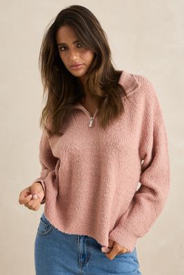 Quinn Zip Knit