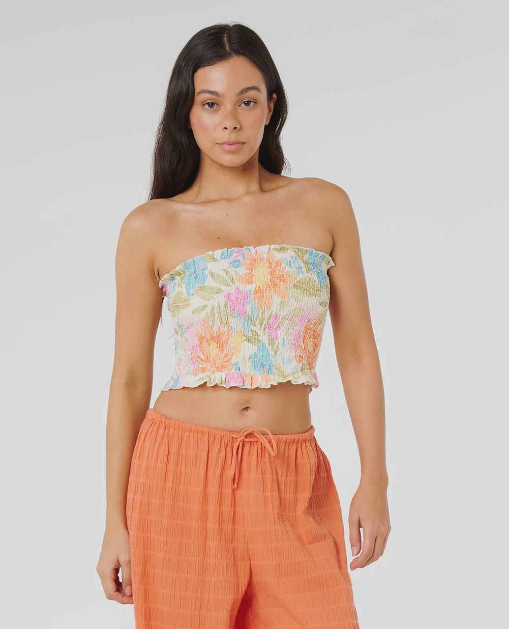 Catalina Island Shirred Top