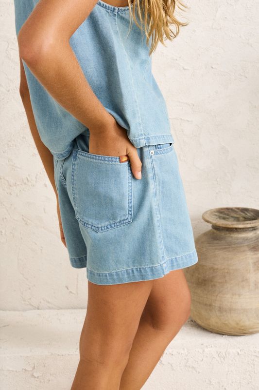 Romy High Rise Denim Short