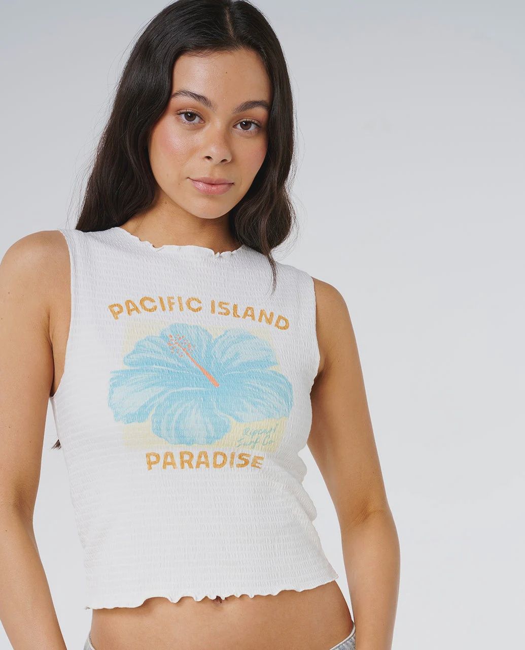 Topanga Canyon Shirred Tank