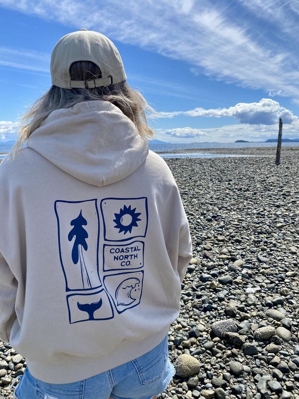 West Coast Summer Womens Hoodie