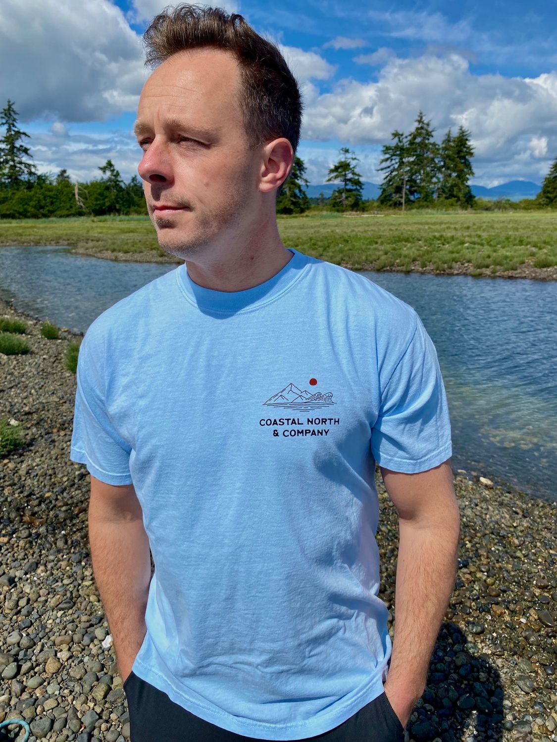 Coastal North Classic Tee- Hydrangea
