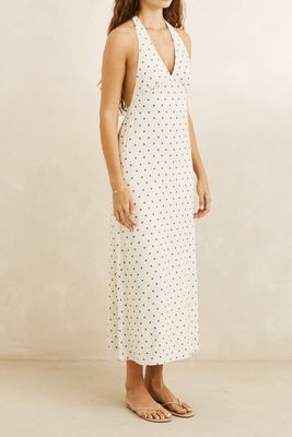 Sandy Halter Neck Maxi Dress
