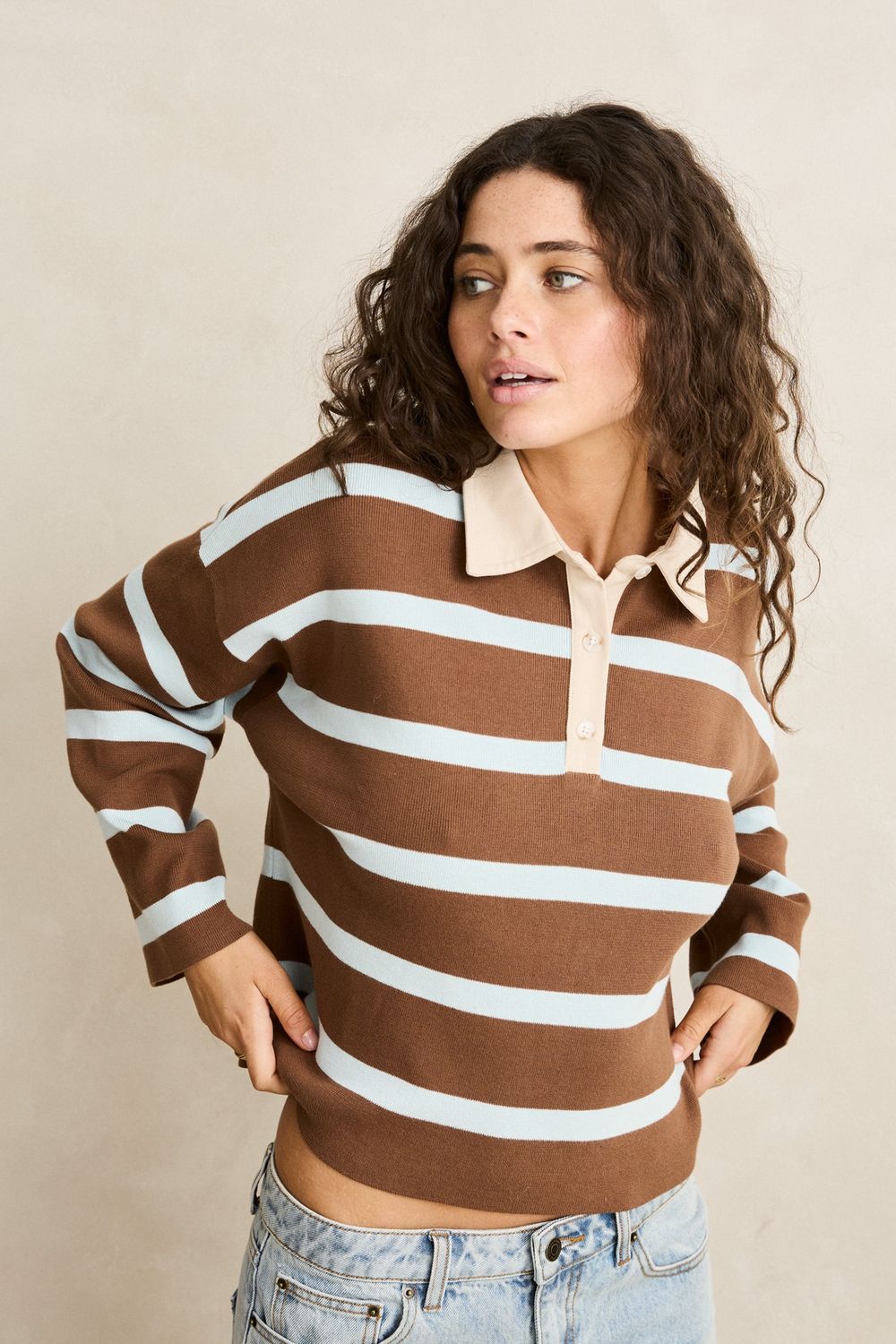 Rugby Polo Sweater