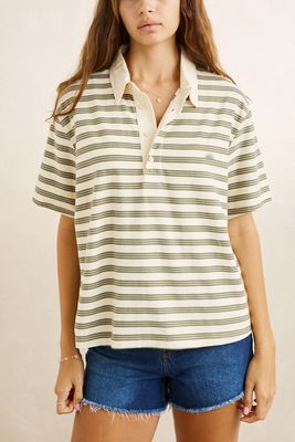 Vintage Stripe Rugby S/S Tee