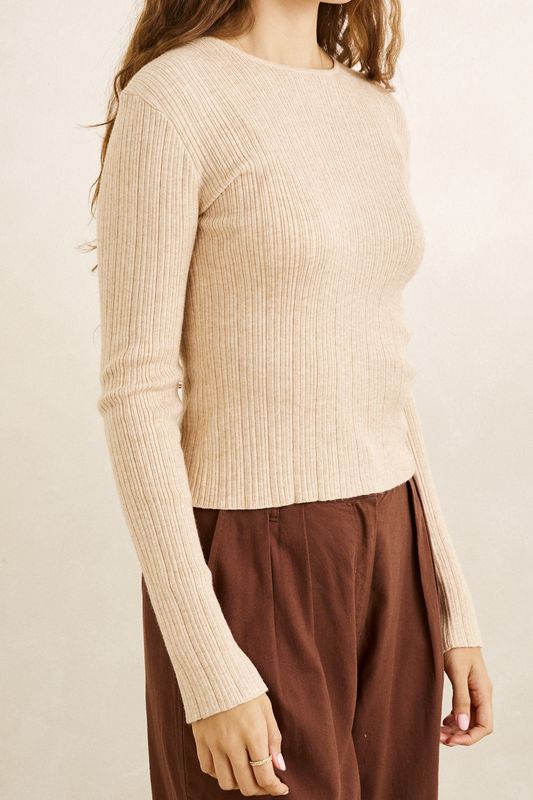 Essentials LS Knit Top